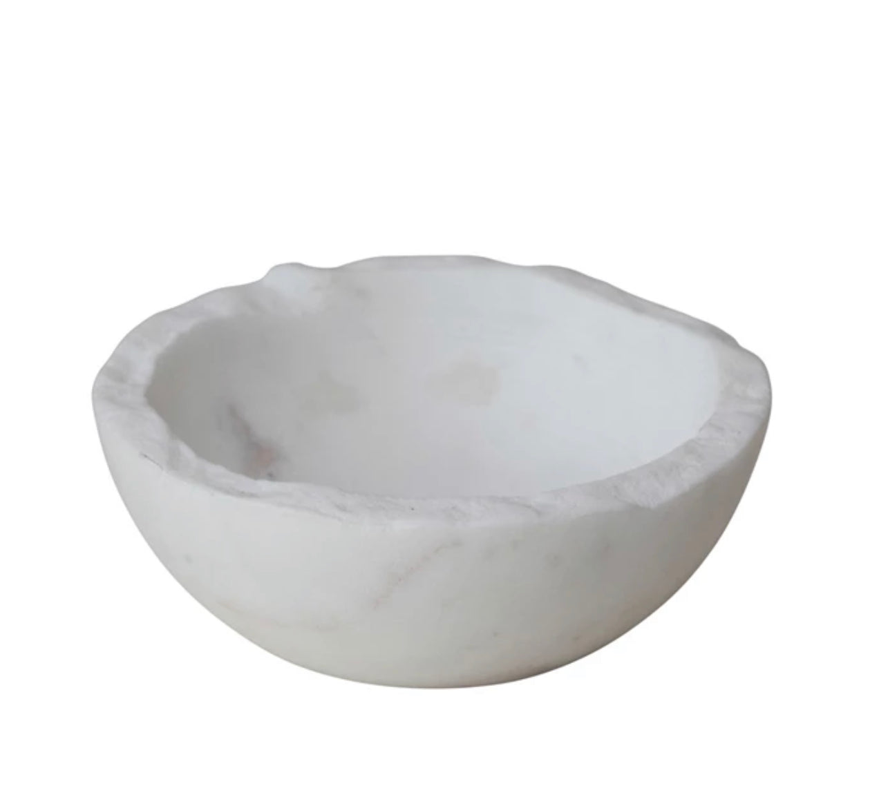 Marble Bowl w/ Raw Edge