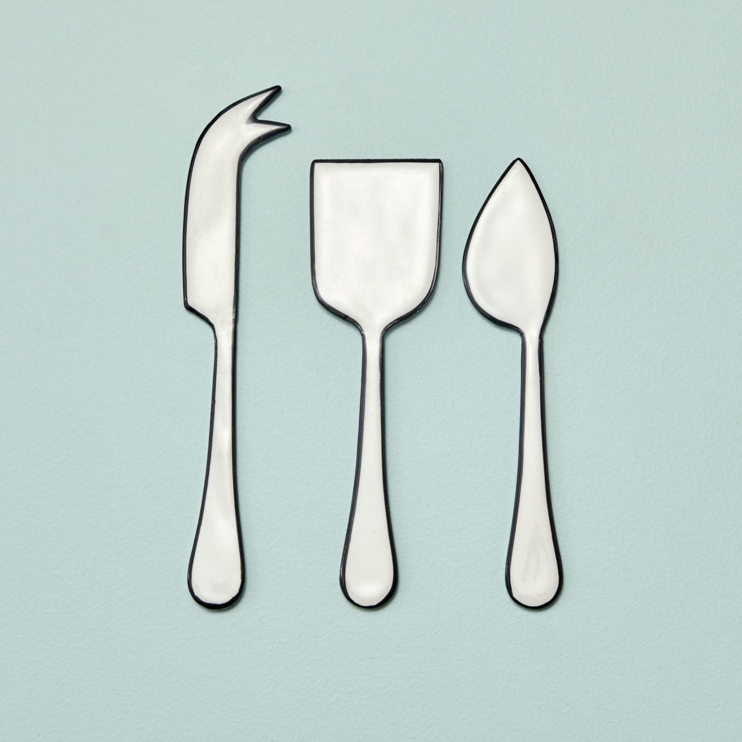 Enamel Cheese Set