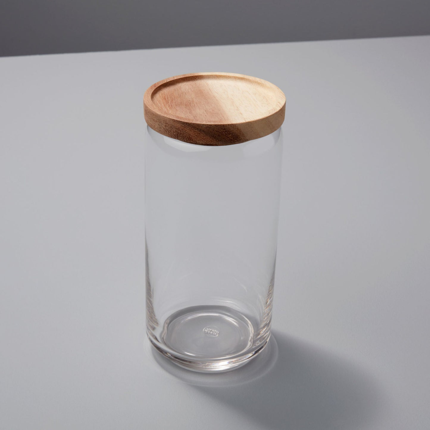 Glass & Acacia Canister