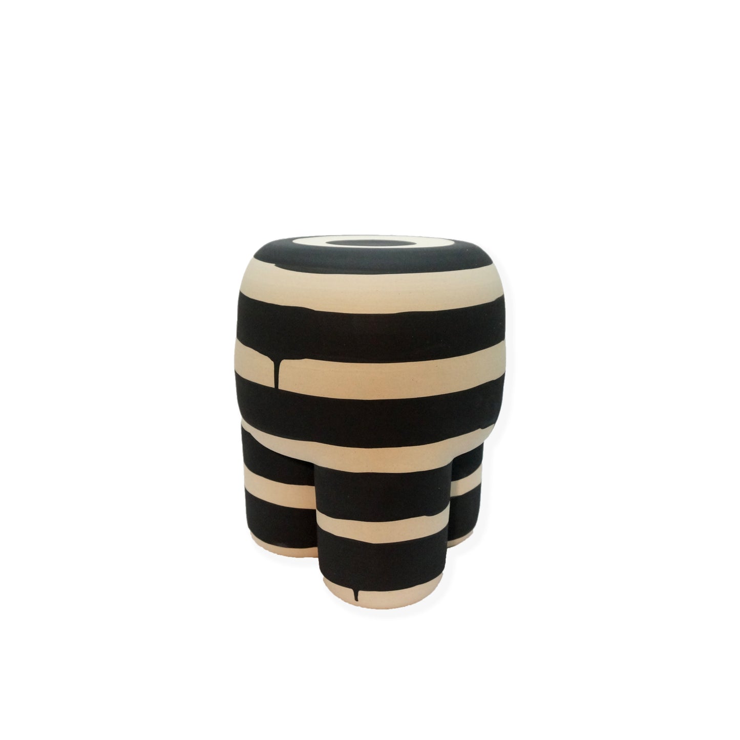 Striped Milking Stool