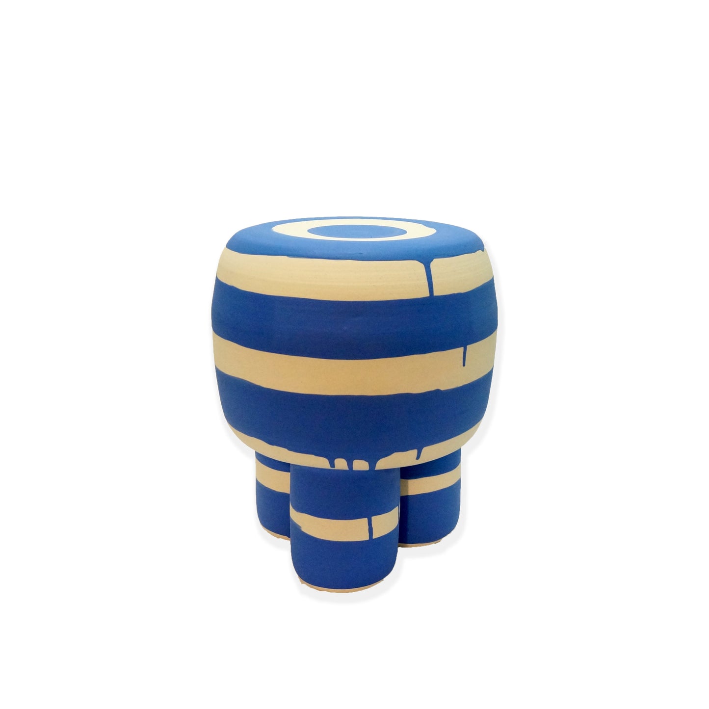Striped Milking Stool