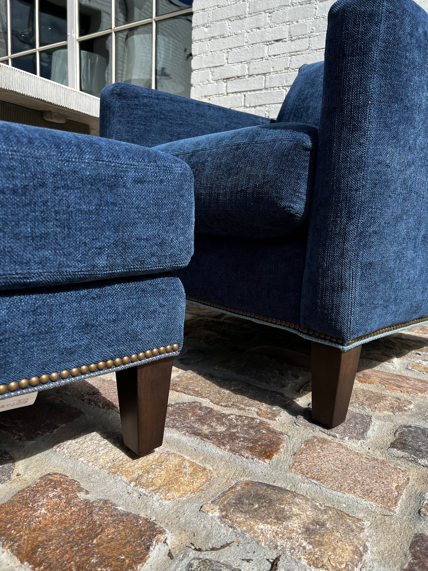 3068 Chair & Ottoman - Leander Ocean