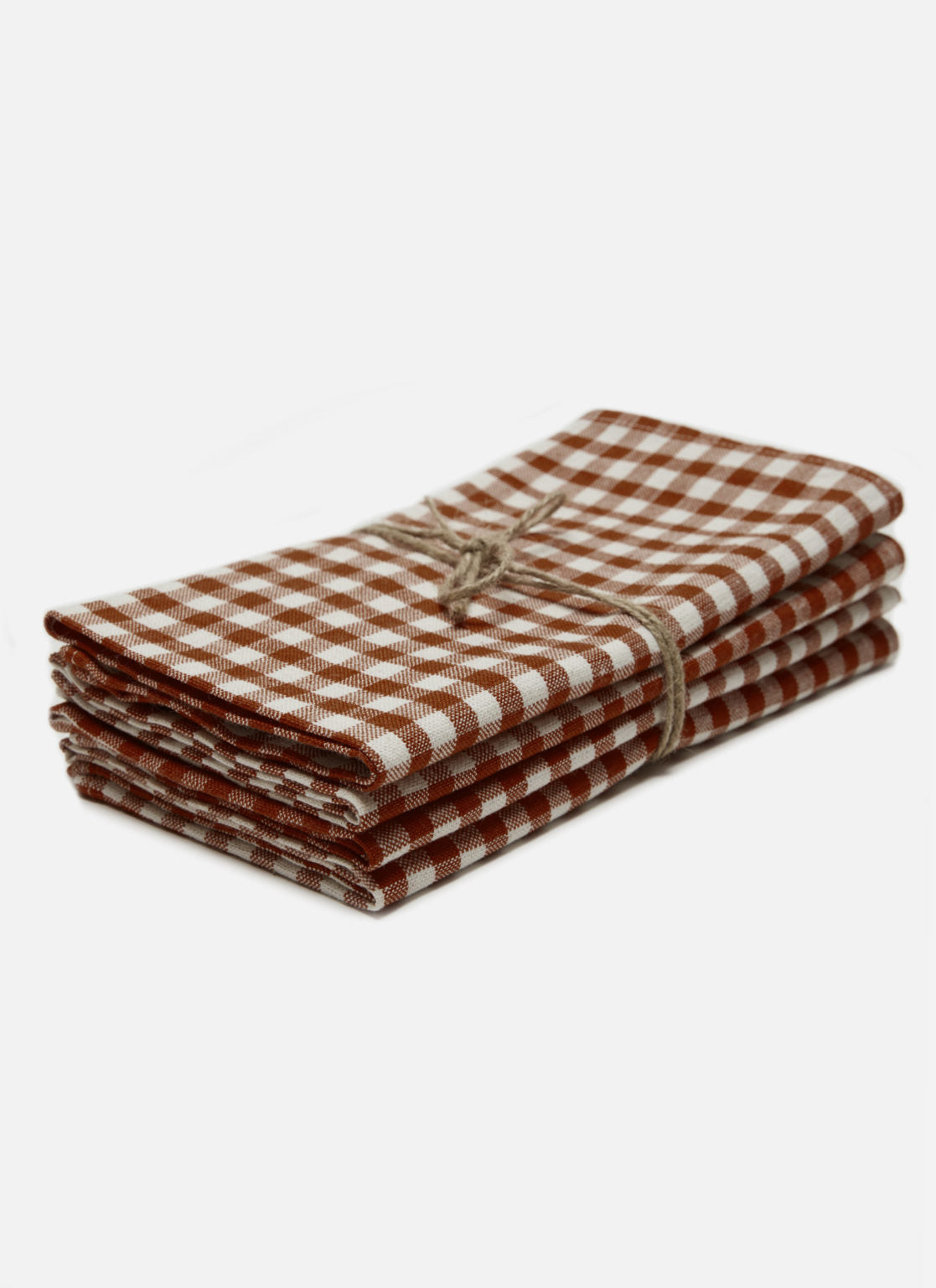Mini Gingham woven Napkins set/4