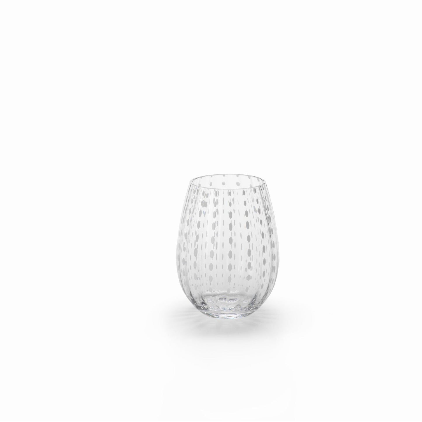 White Dot Glassware