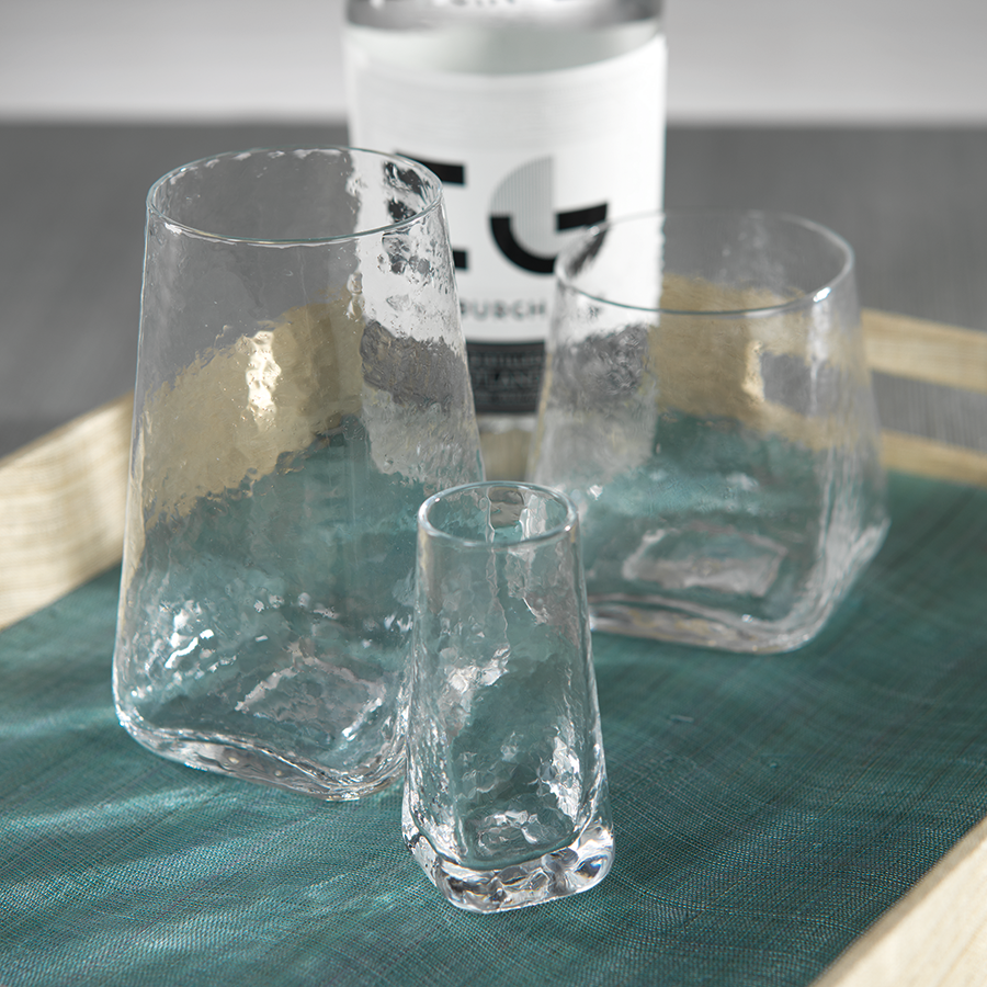 Kallos Hammered Glass