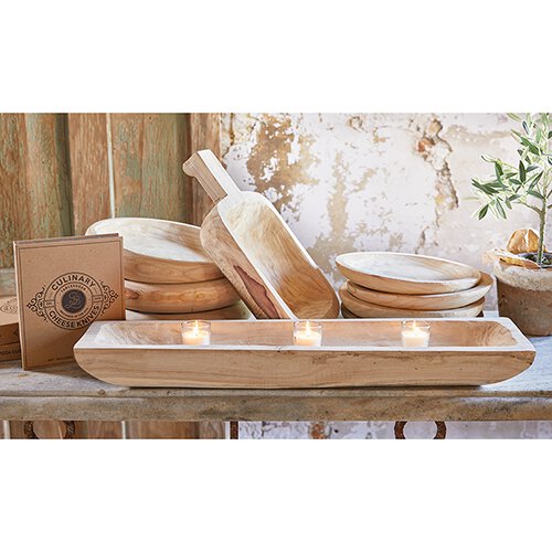 Paulownia Wood Rectangle Tray