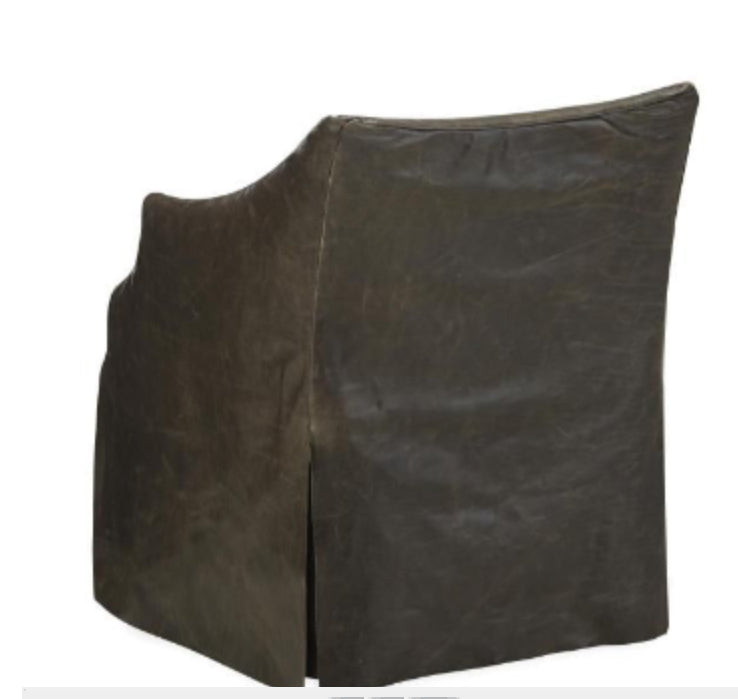 LS5203-01C Leather Slipcovered Chair