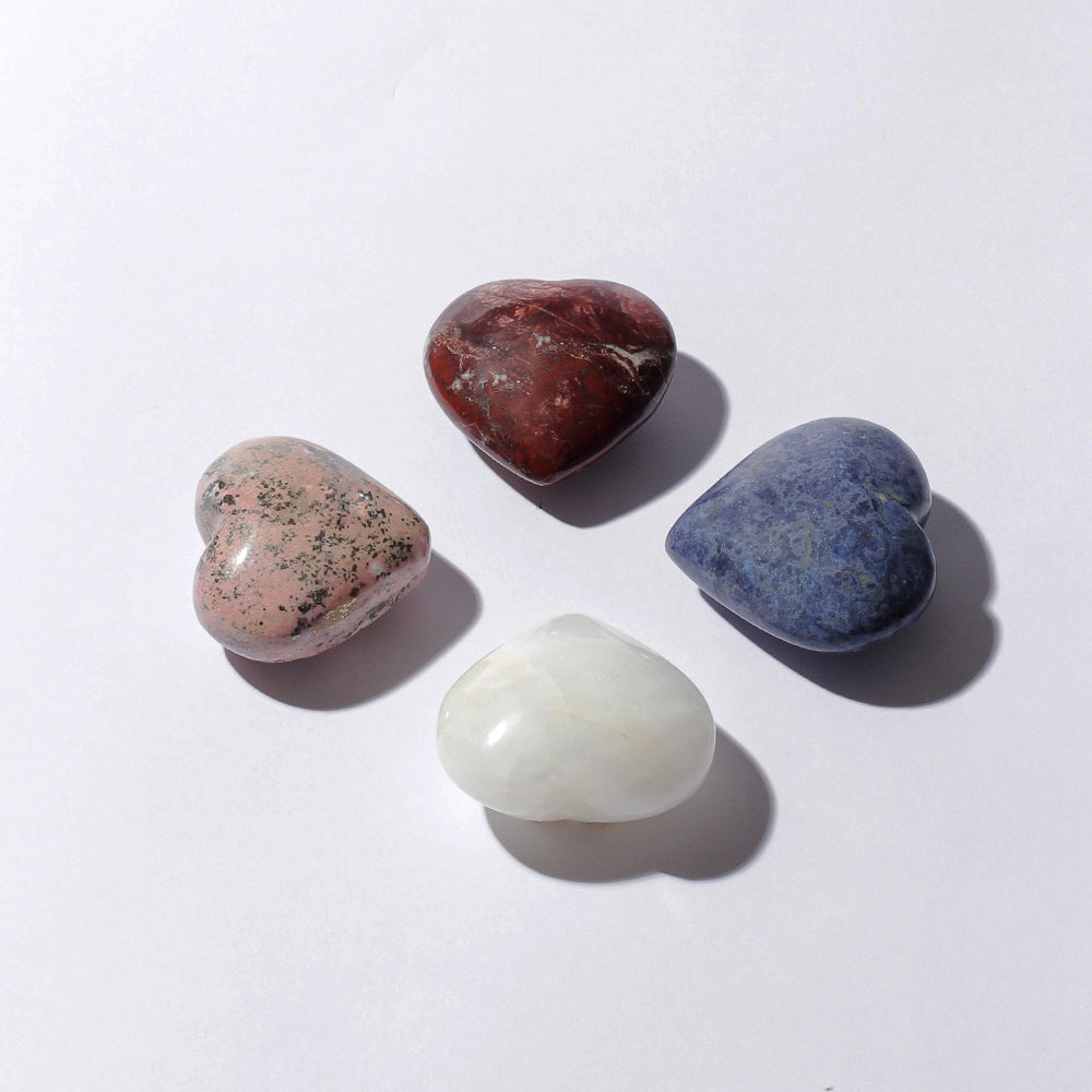 Gemstone Heart Paperweight