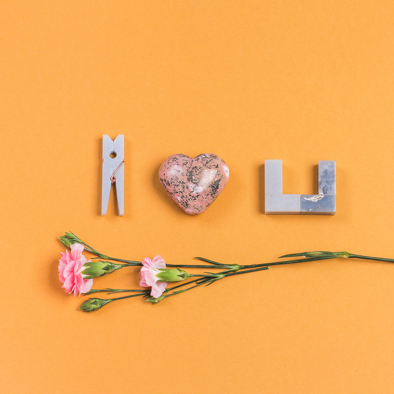 Gemstone Heart Paperweight