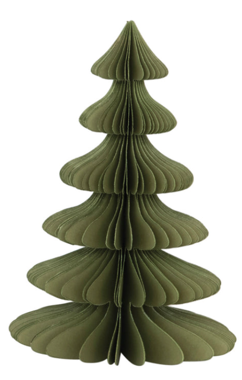 6" Round x 9"H Paper Honeycomb Tree, 3 Colors