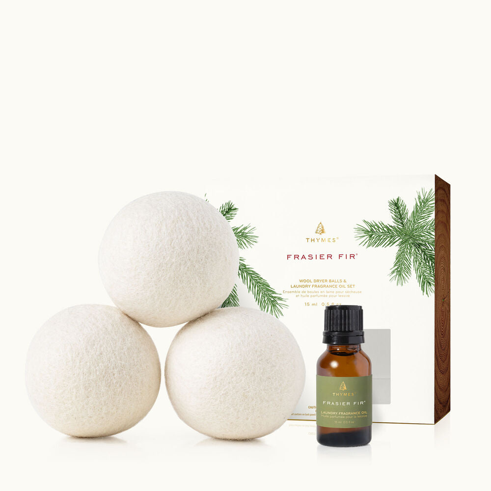 Frasier Fir Wool Dryer Balls & Laundry Fragrance
