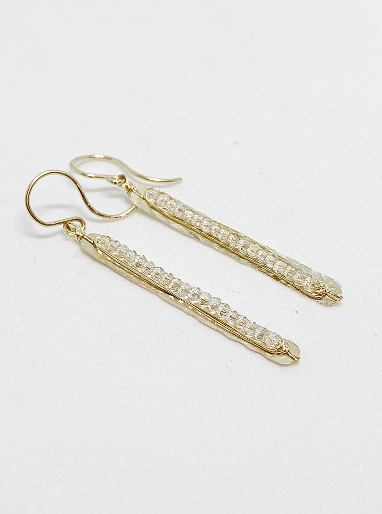Inline Beaded Earring
