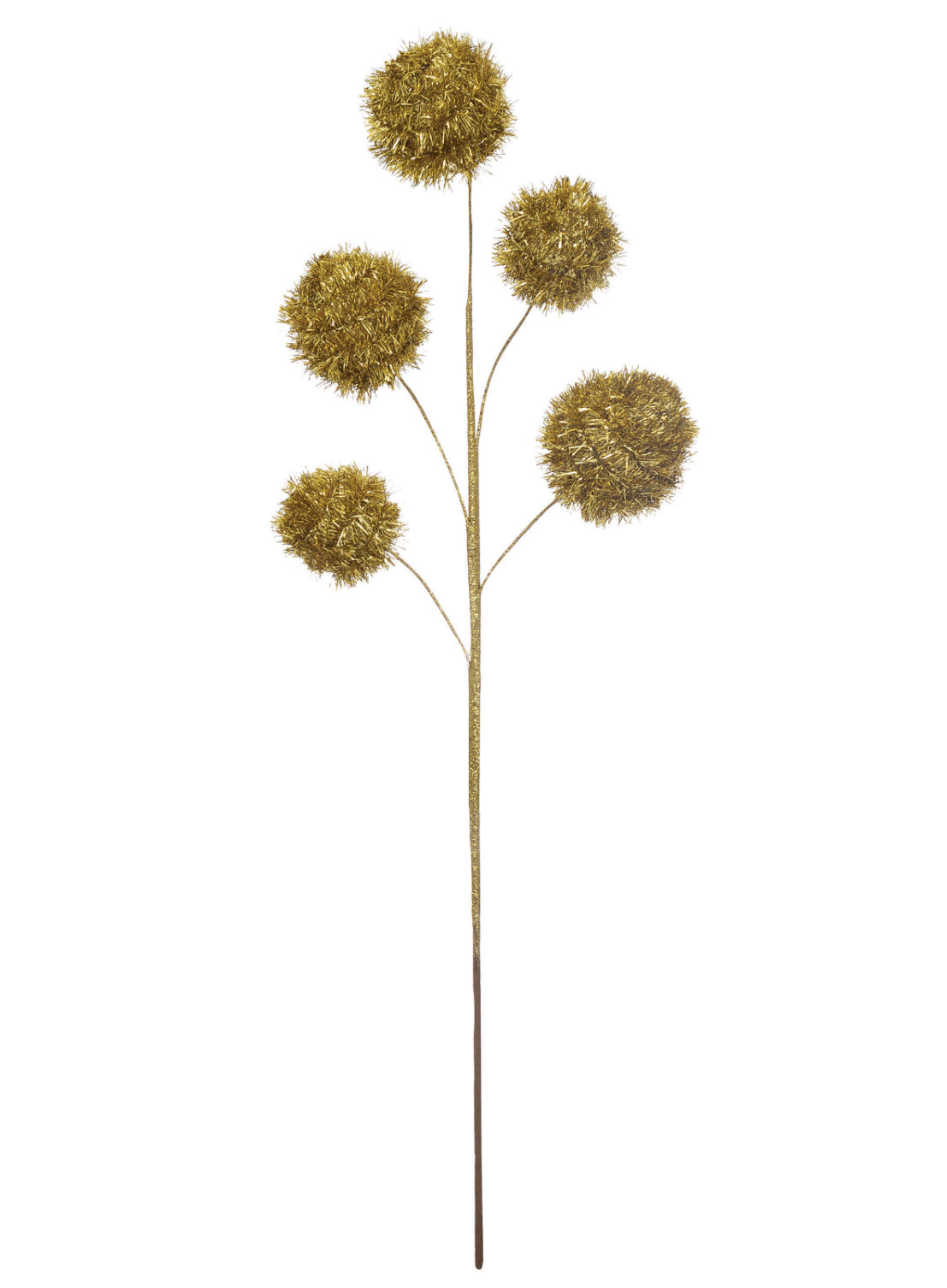 28"H Tinsel Ball Pick