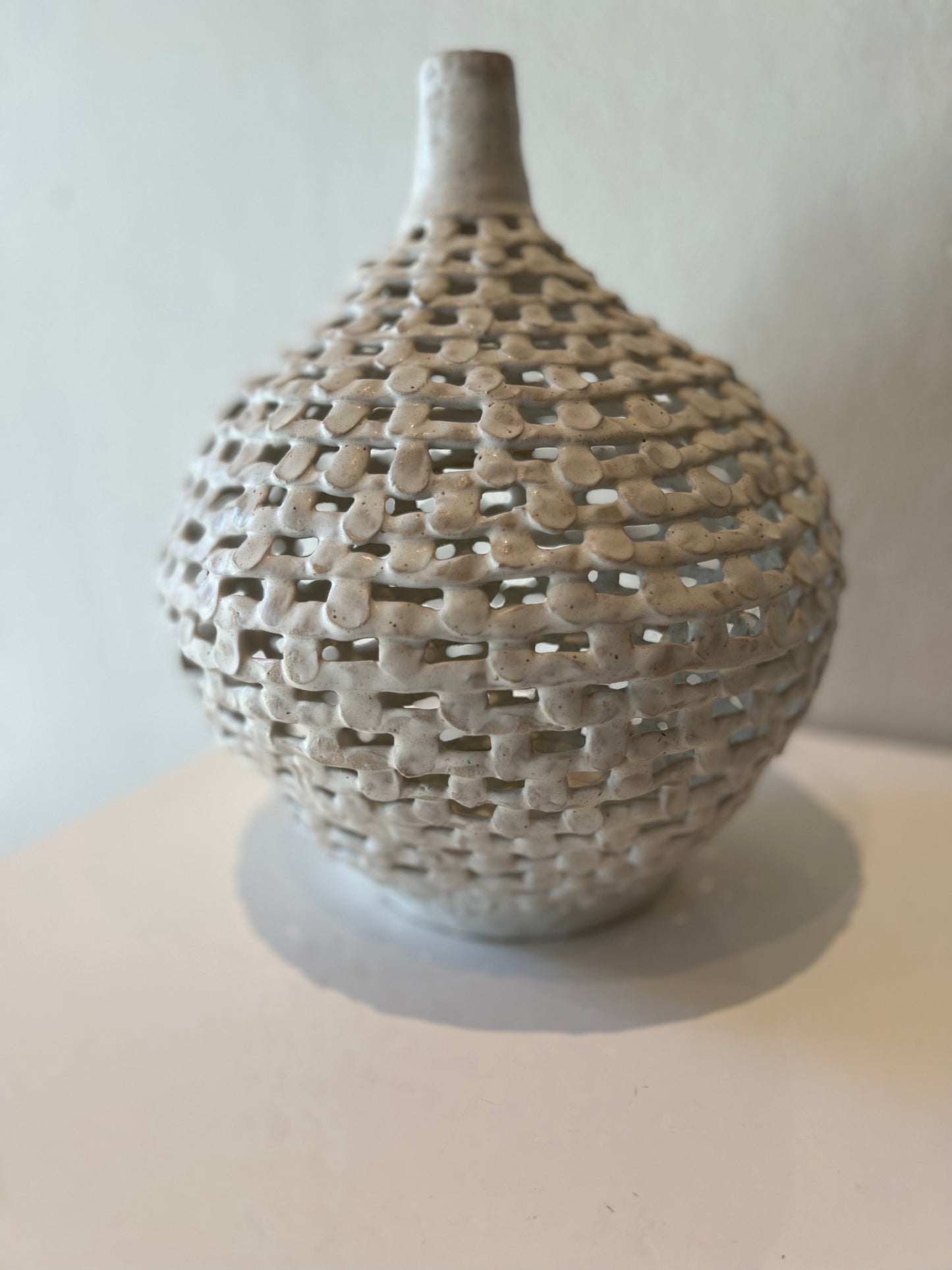 Round Lacey Vase