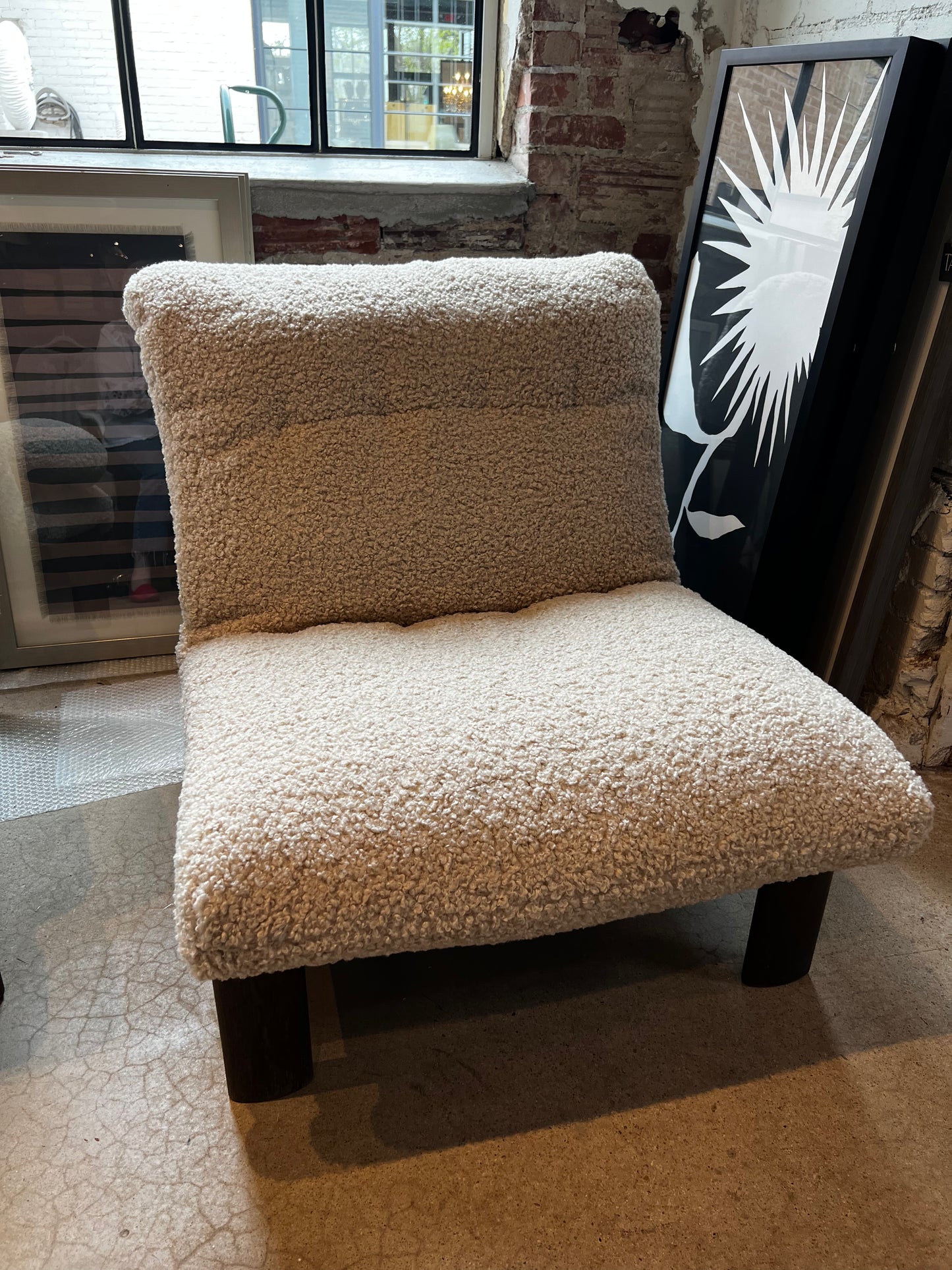Post Modern Danish Boucle Chair