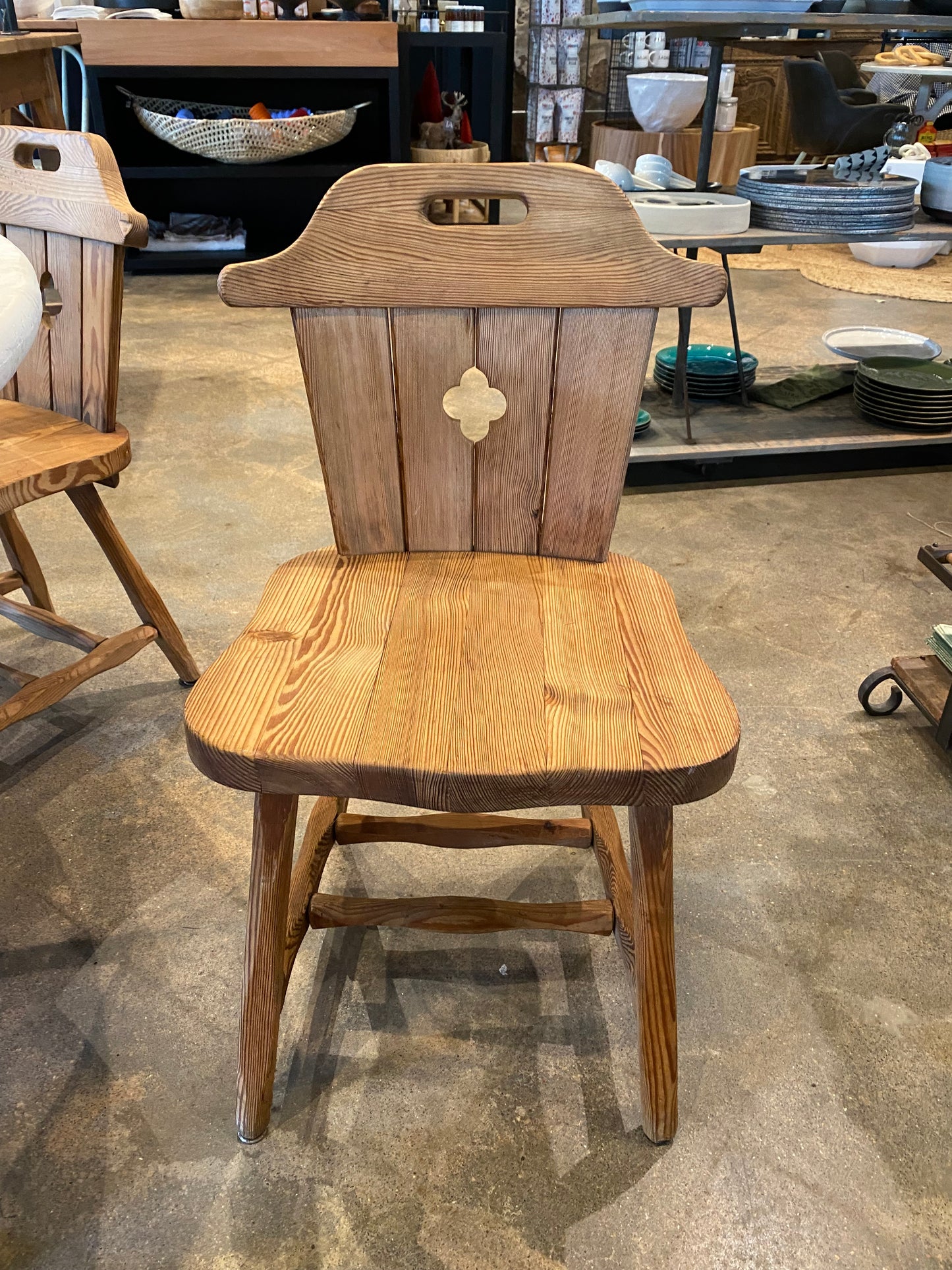 Scandinavian Pine Dining Chairs