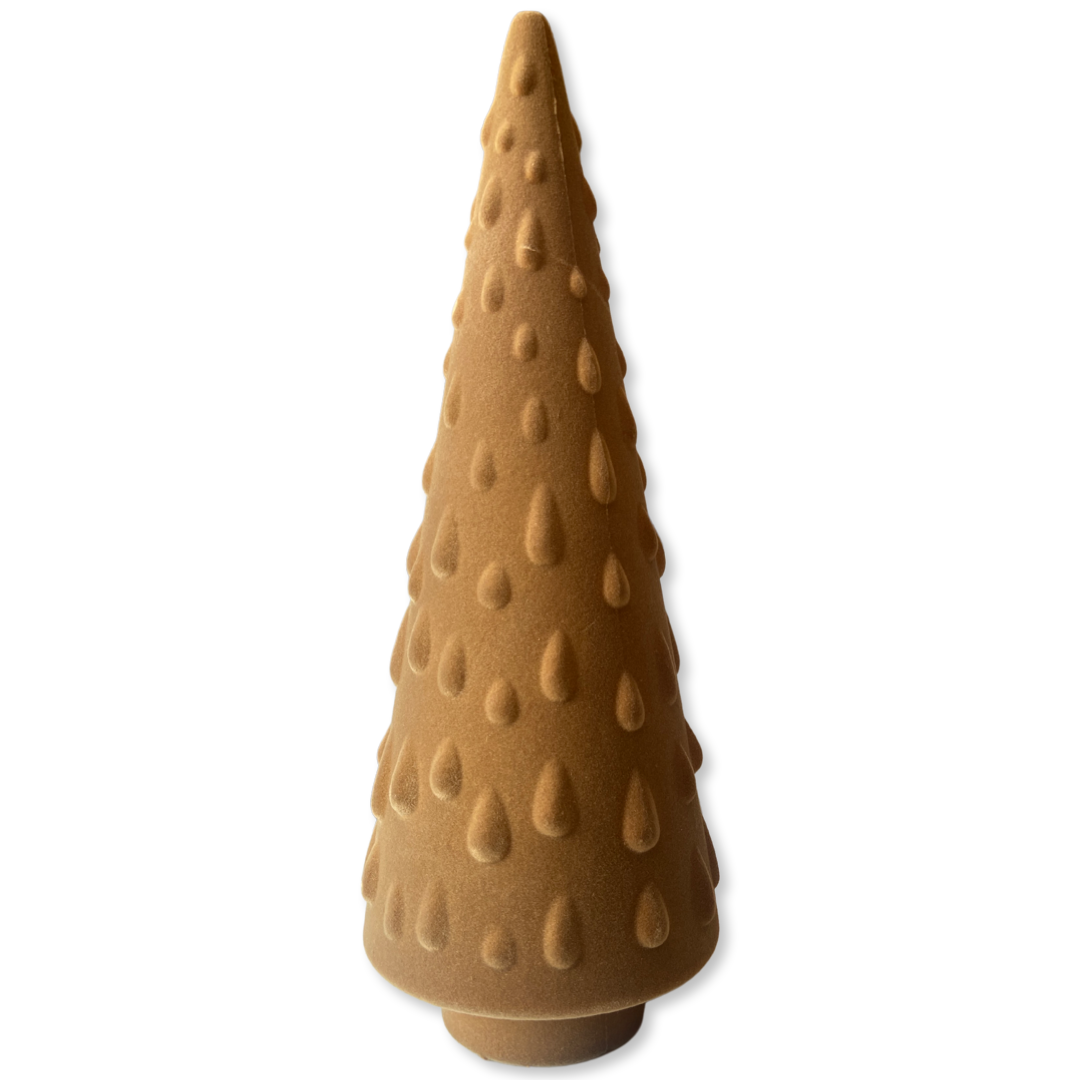 Flocked Plastic Tree