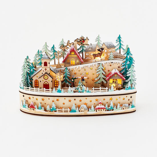 Mountain Hamlet Scene