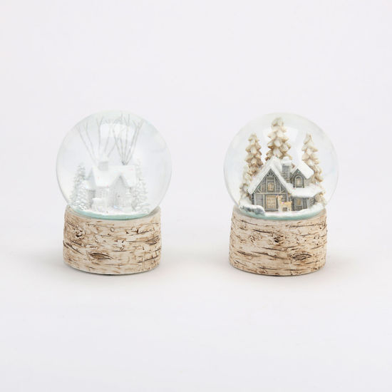 Winter House Snow Globe