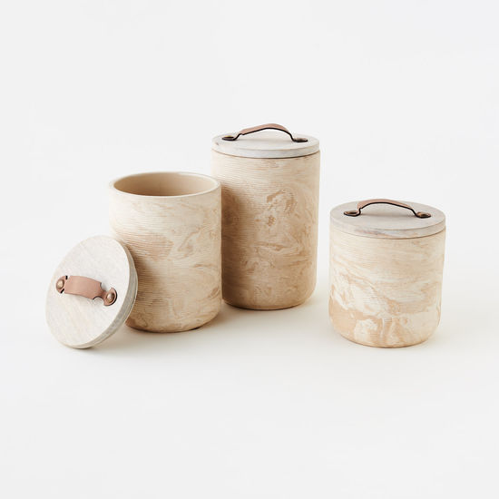 Natural Marbled Canister