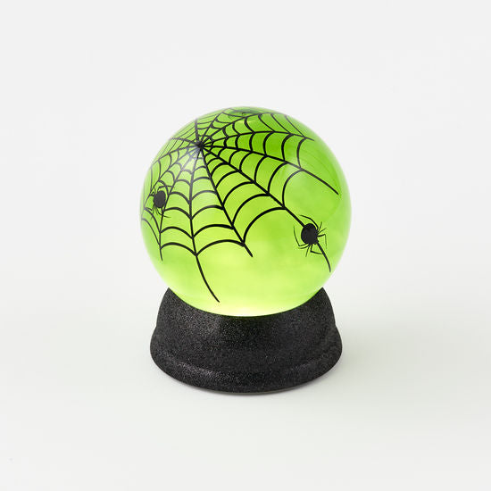 Smokey Swirl Spider Web Waterglobe