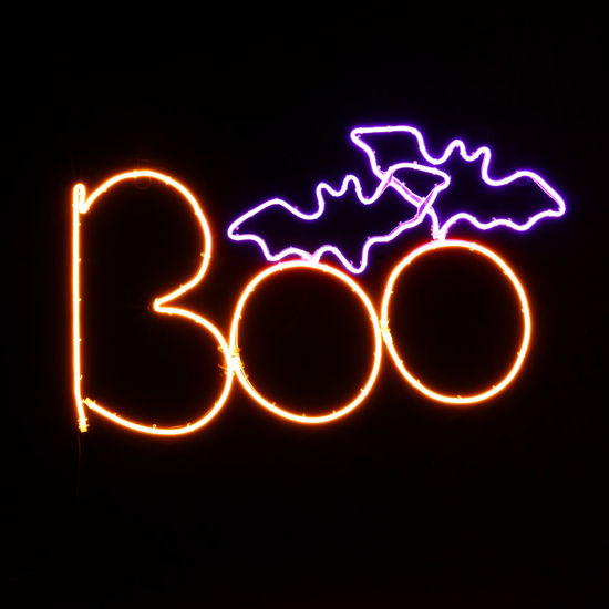LED Boo Neon Sign