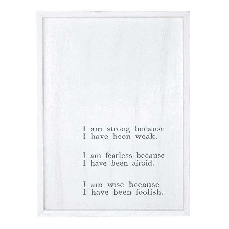 I Am Strong Word Board