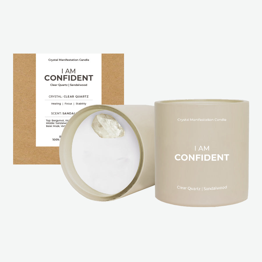Crystal Manifestation Candle