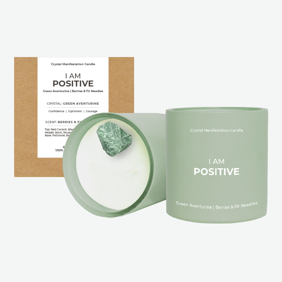 Crystal Manifestation Candle