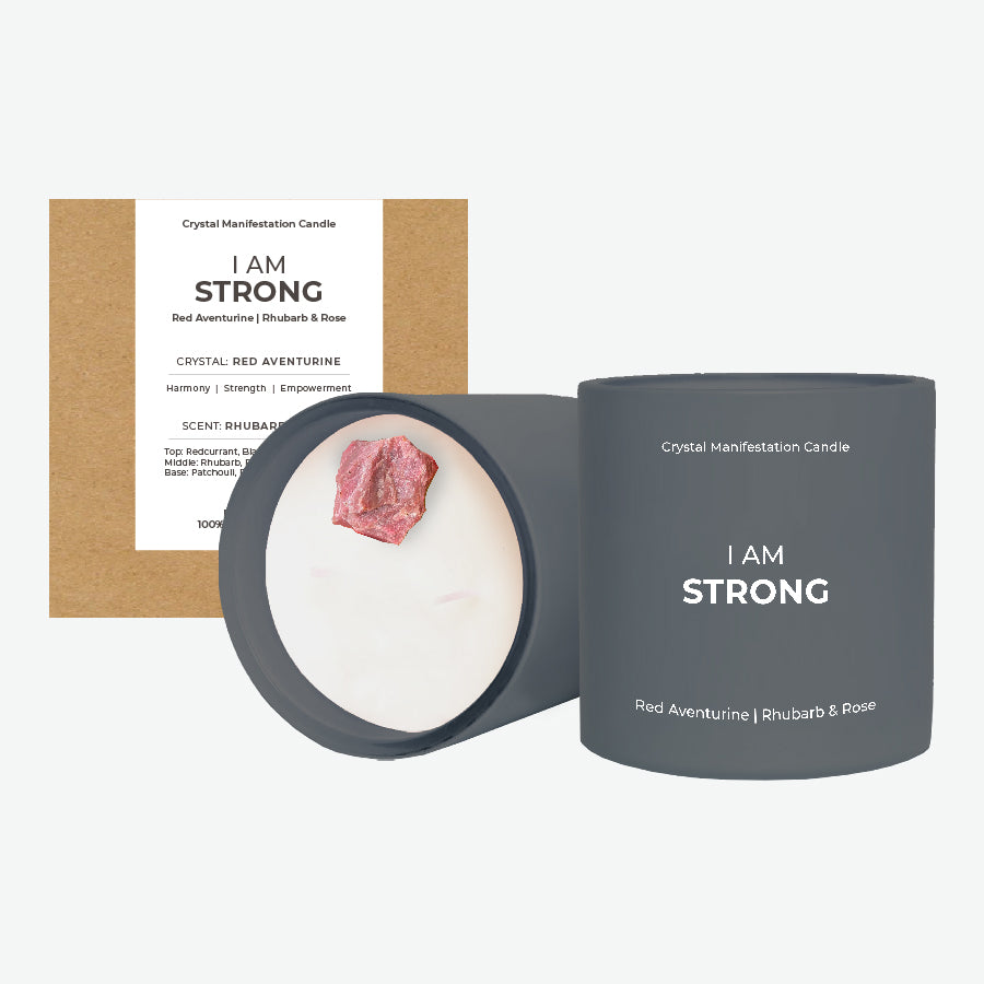 Crystal Manifestation Candle