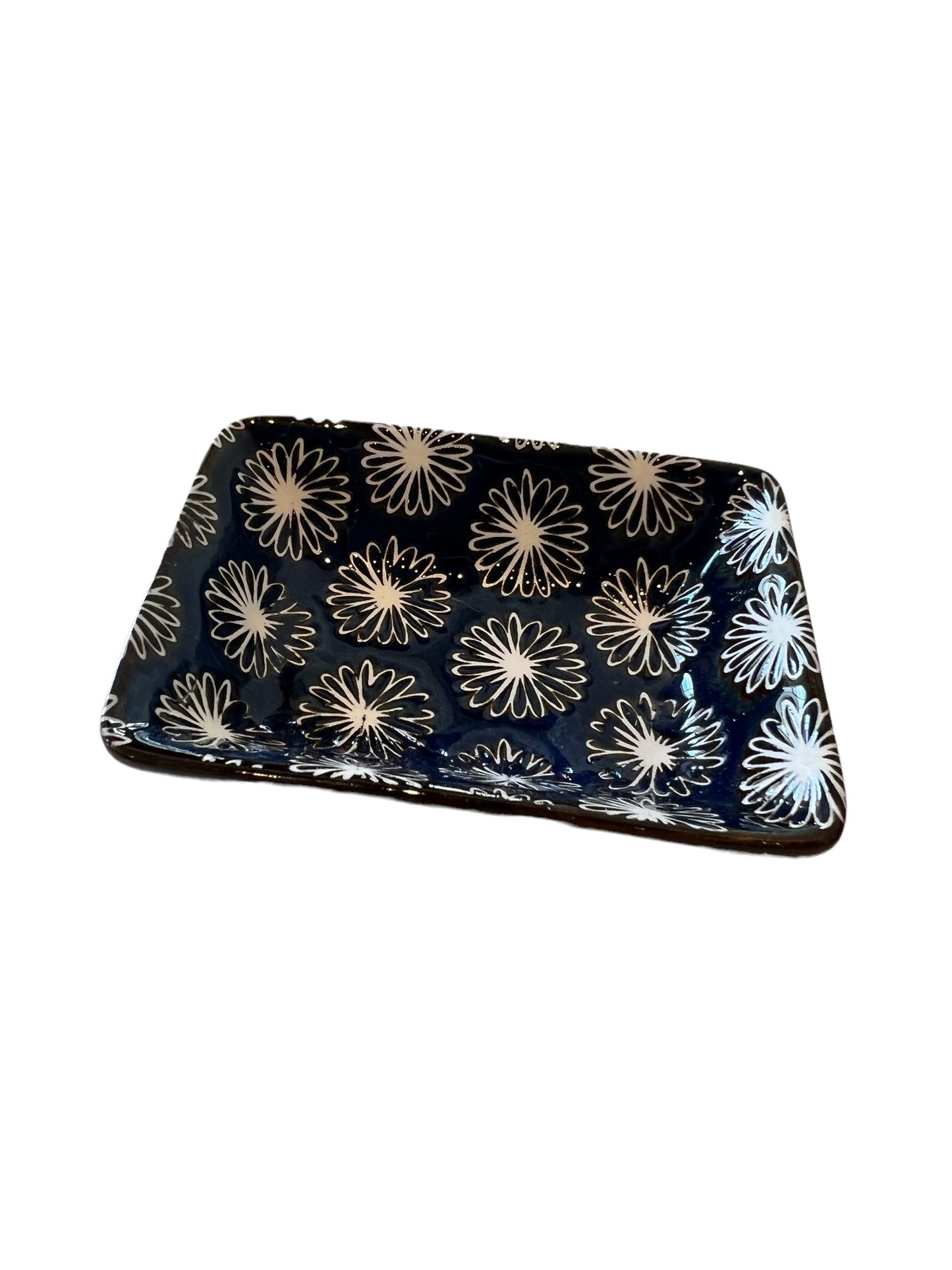 Midnight Blue Stoneware Rectangle Dishes