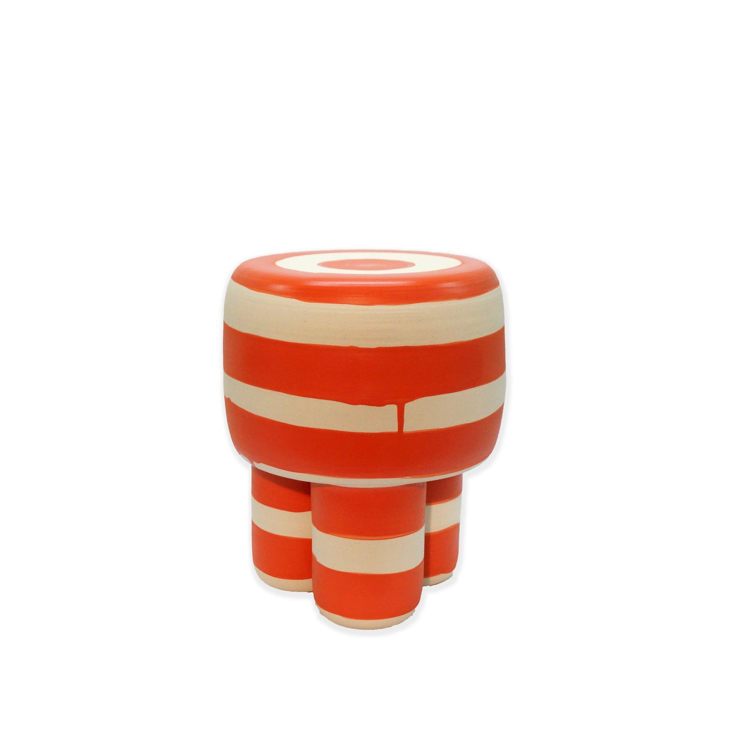 Striped Milking Stool