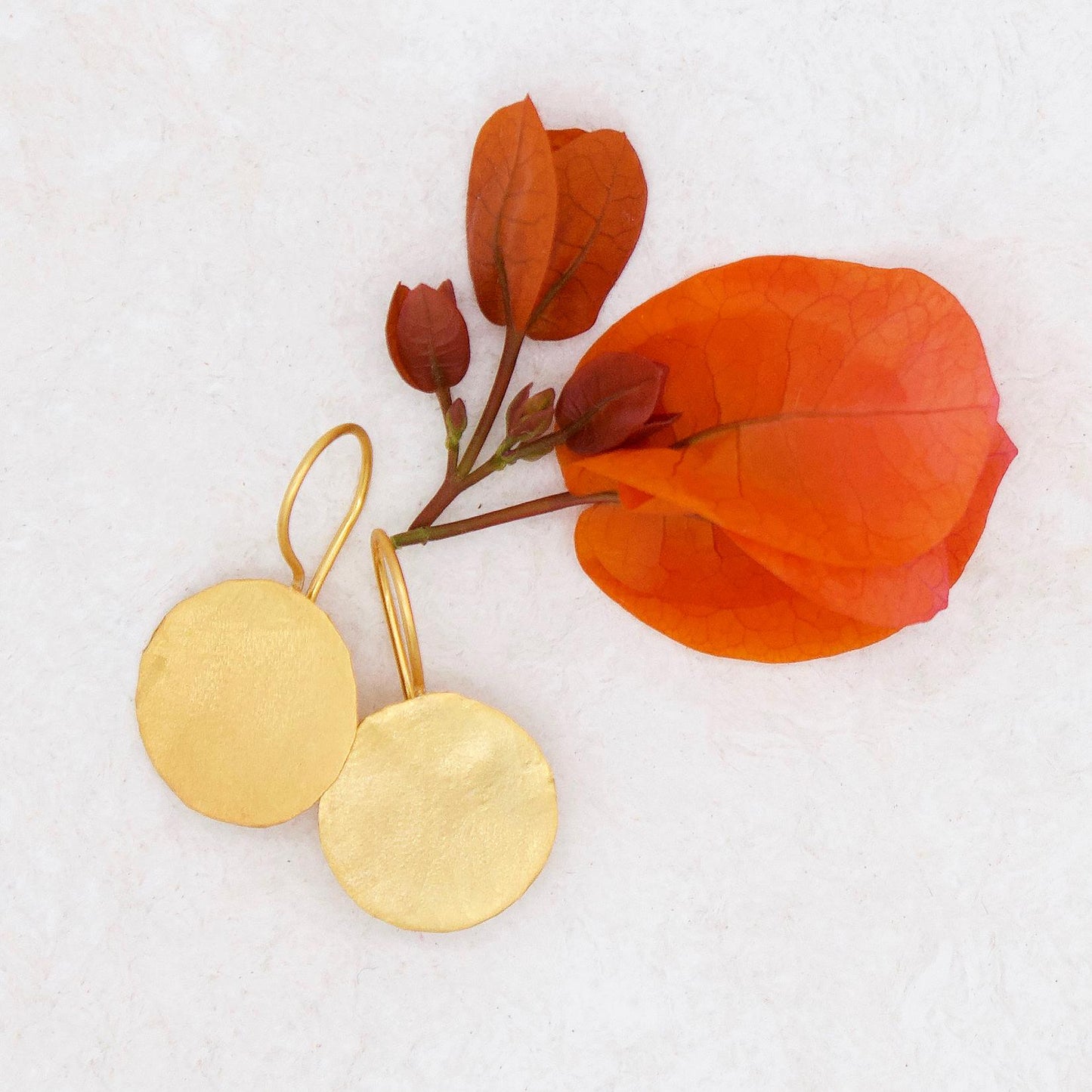 Handcut Coin Earrings