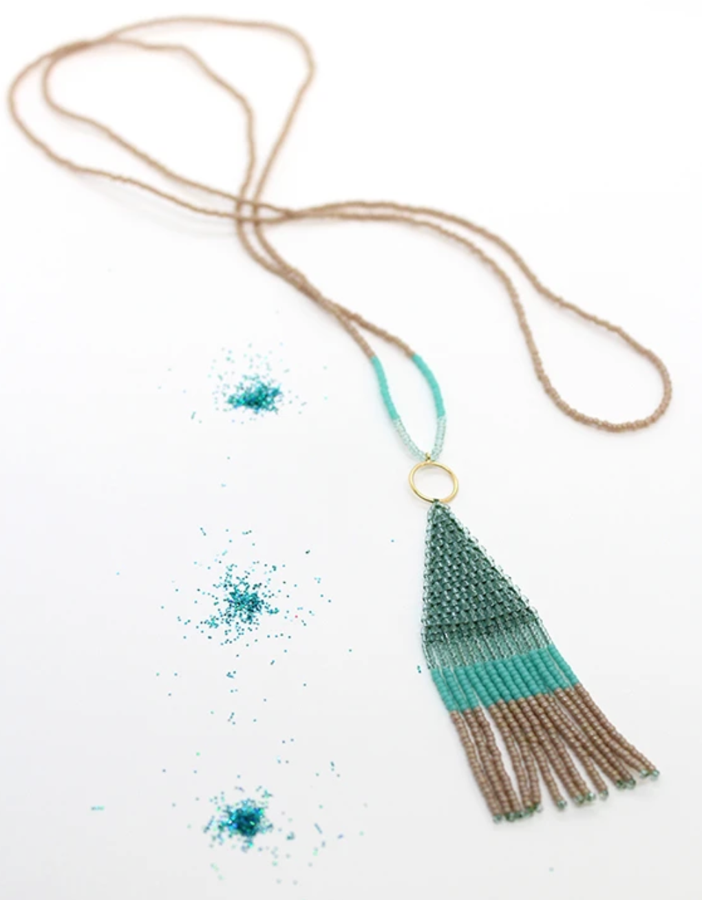 Franja Earrings and Necklace