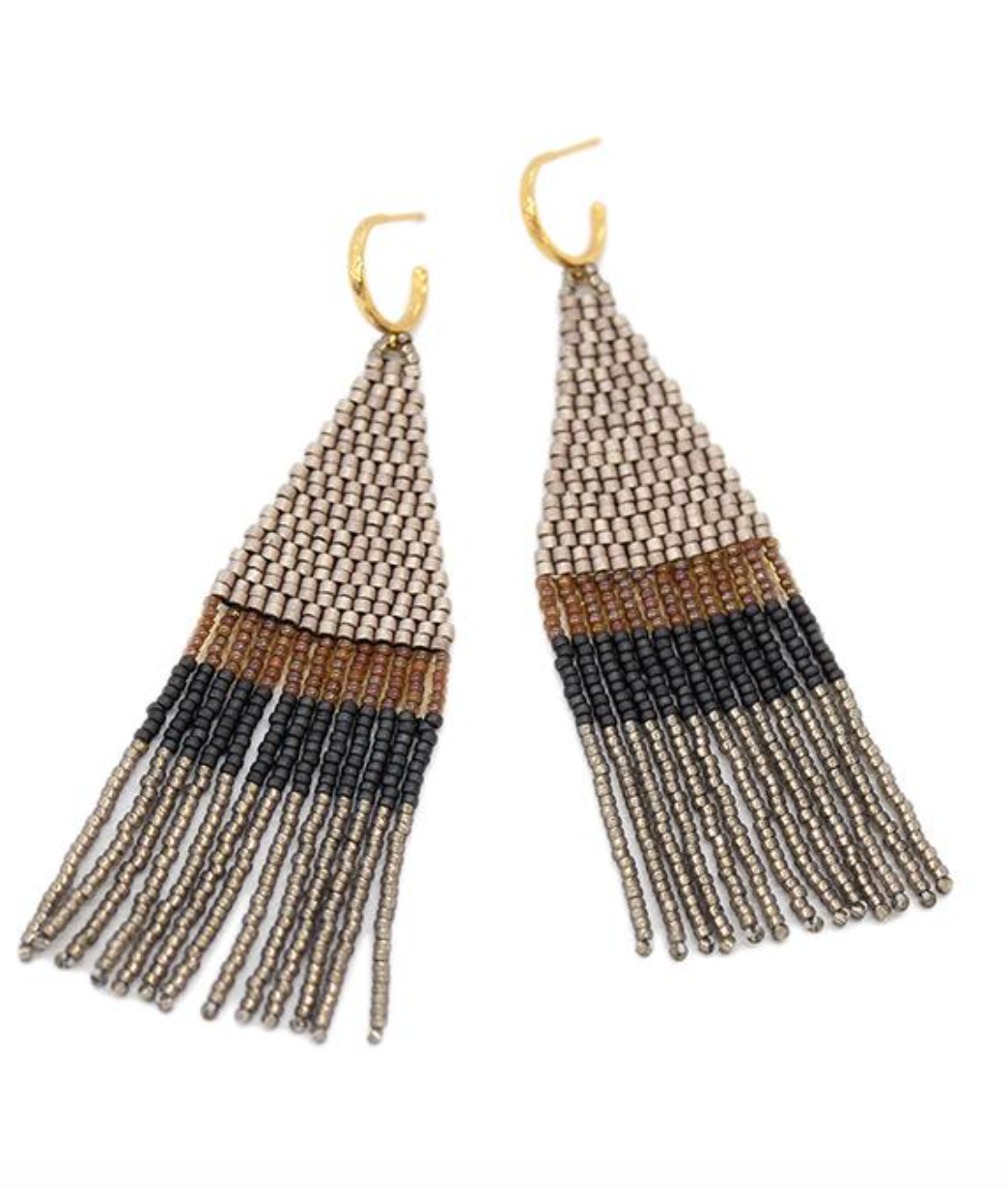 Franja Earrings and Necklace
