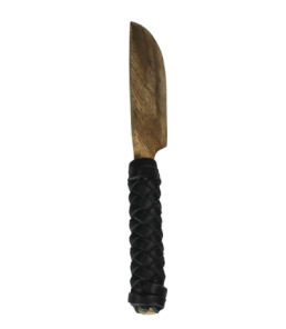 Black Leather Serving Pieces