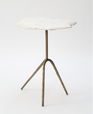 Chipped Marble Side Table