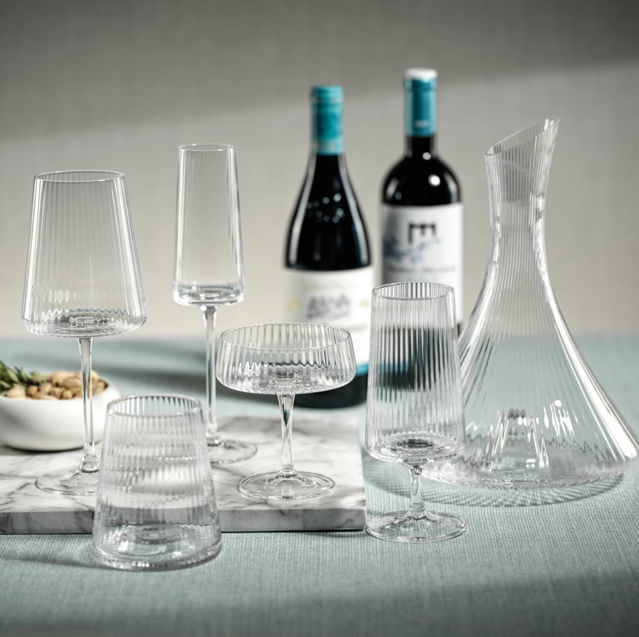 Bandol Fluted Textured Glassware