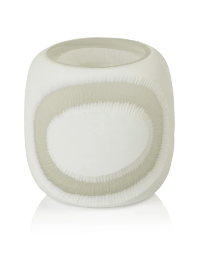 Serenity All White Tealight Holder