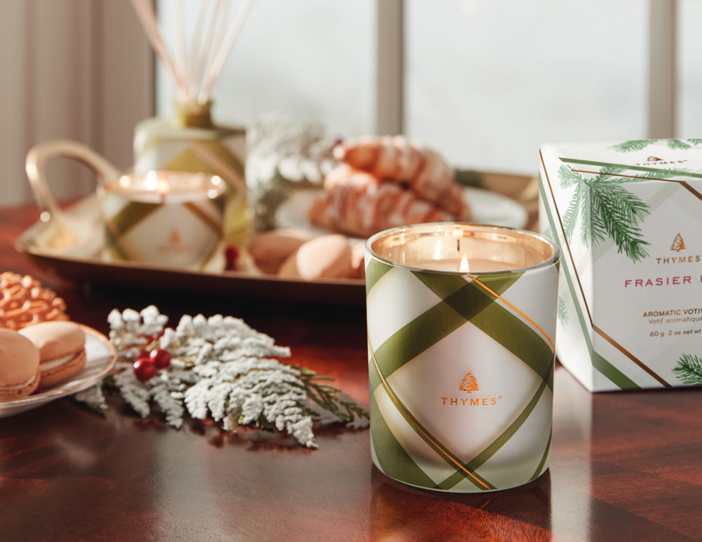 Frasier Fir Frosted Plaid Collection