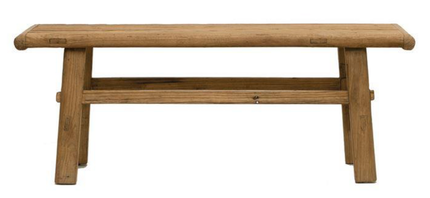 Reclaimed Elm Wood Coffee Table