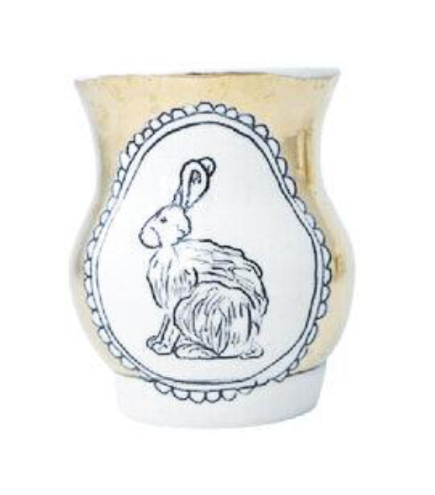 Any Woodland Animal Medium Gold Vase