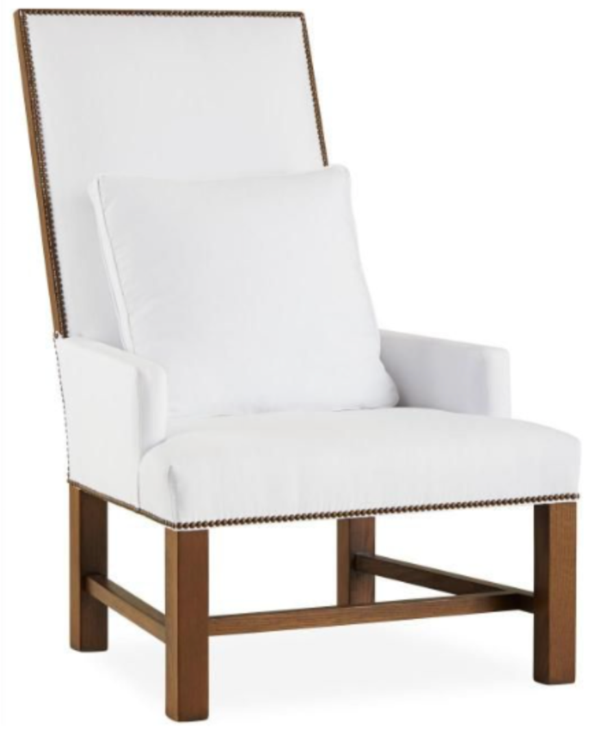 1687-01 Webbed Back Chair - Malabar Coal