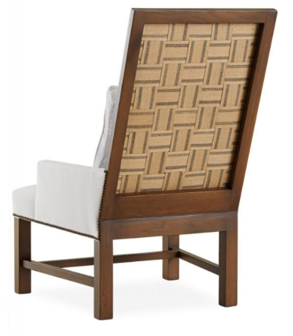 1687-01 Webbed Back Chair - Malabar Coal