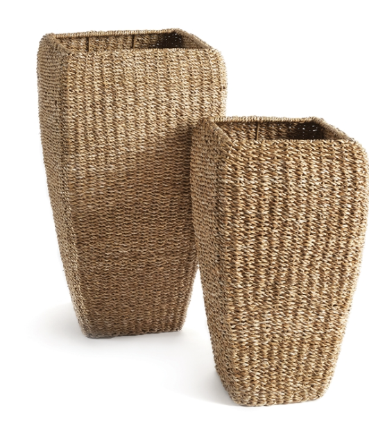 Seagrass Tall Planters