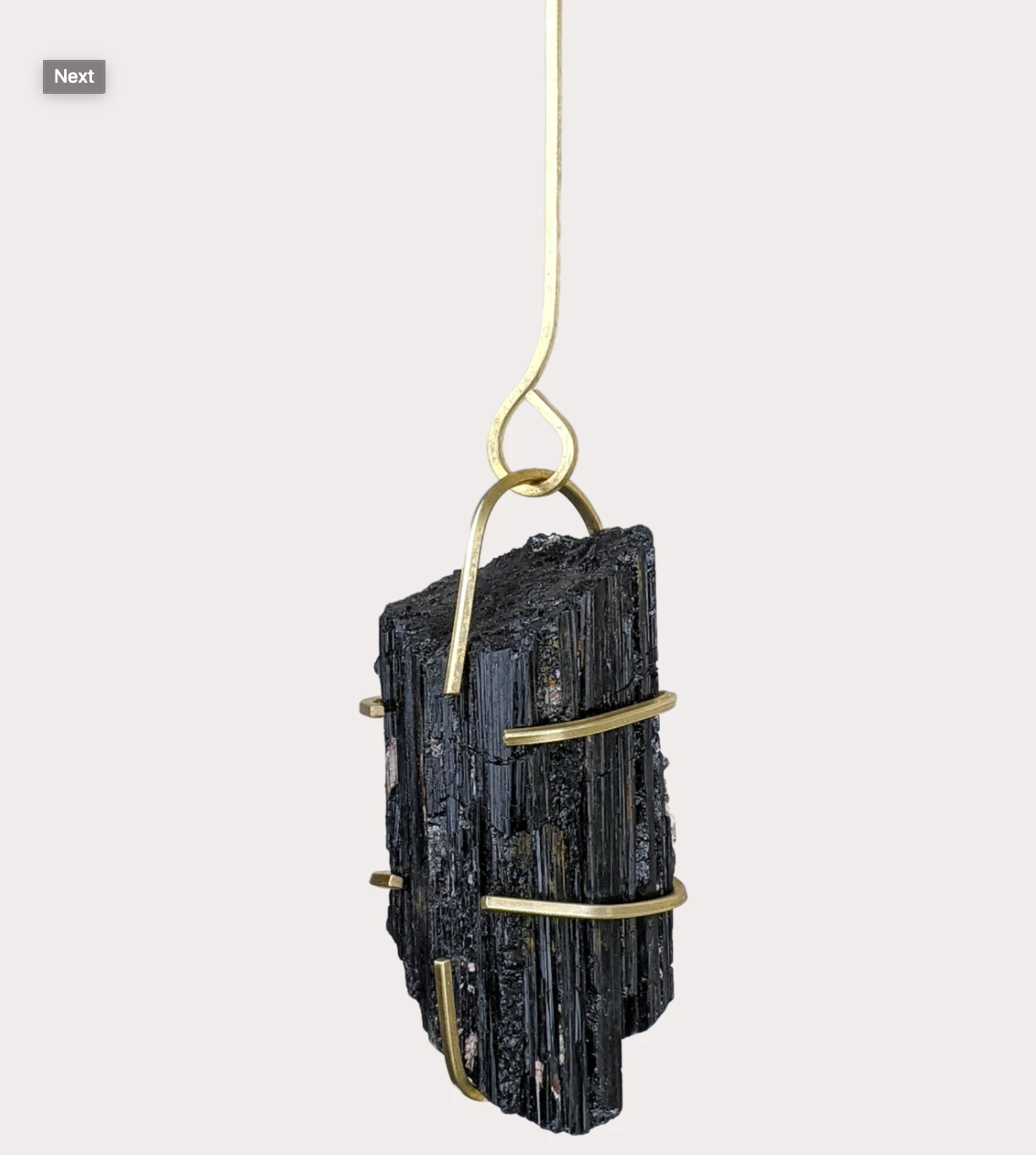 Wall Gem - Medium Tourmaline Drop