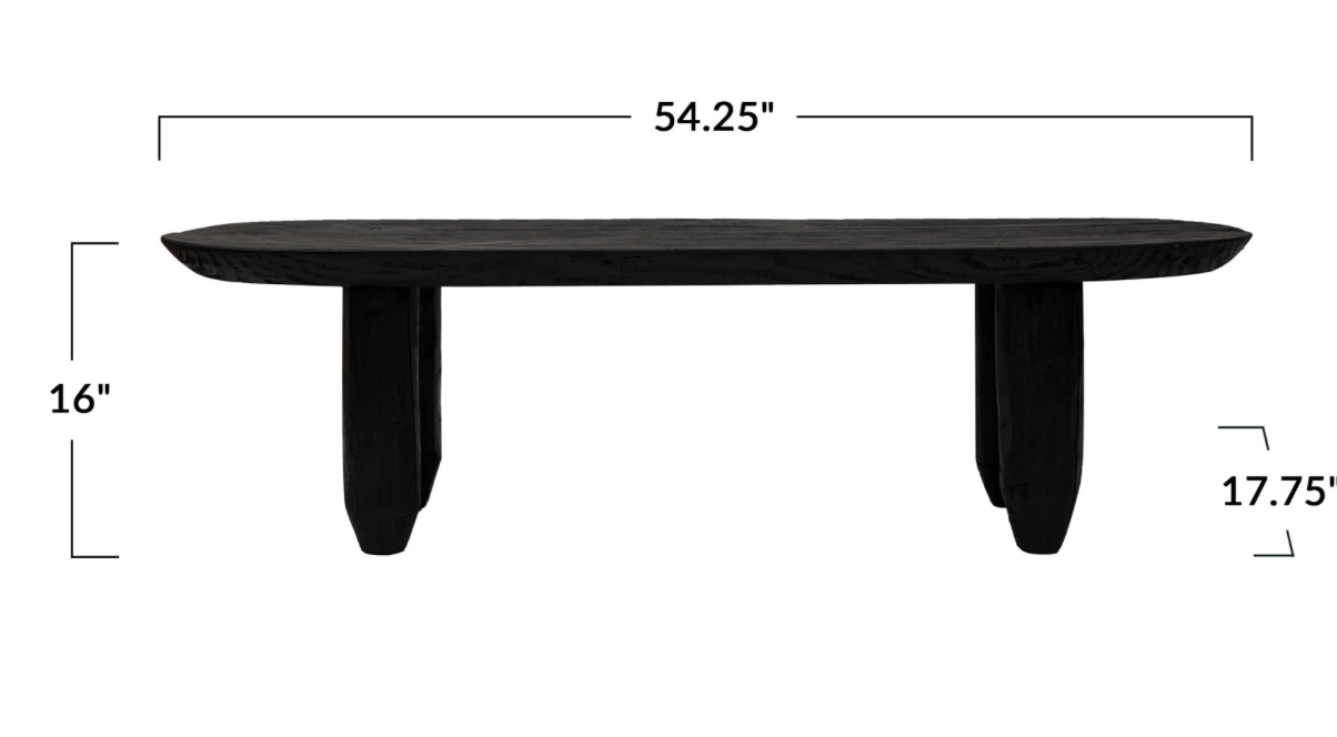 Oval Reclaimed Pine Wood Table