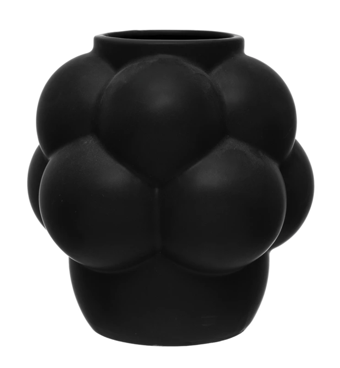 Stoneware Vase with Raised Dots