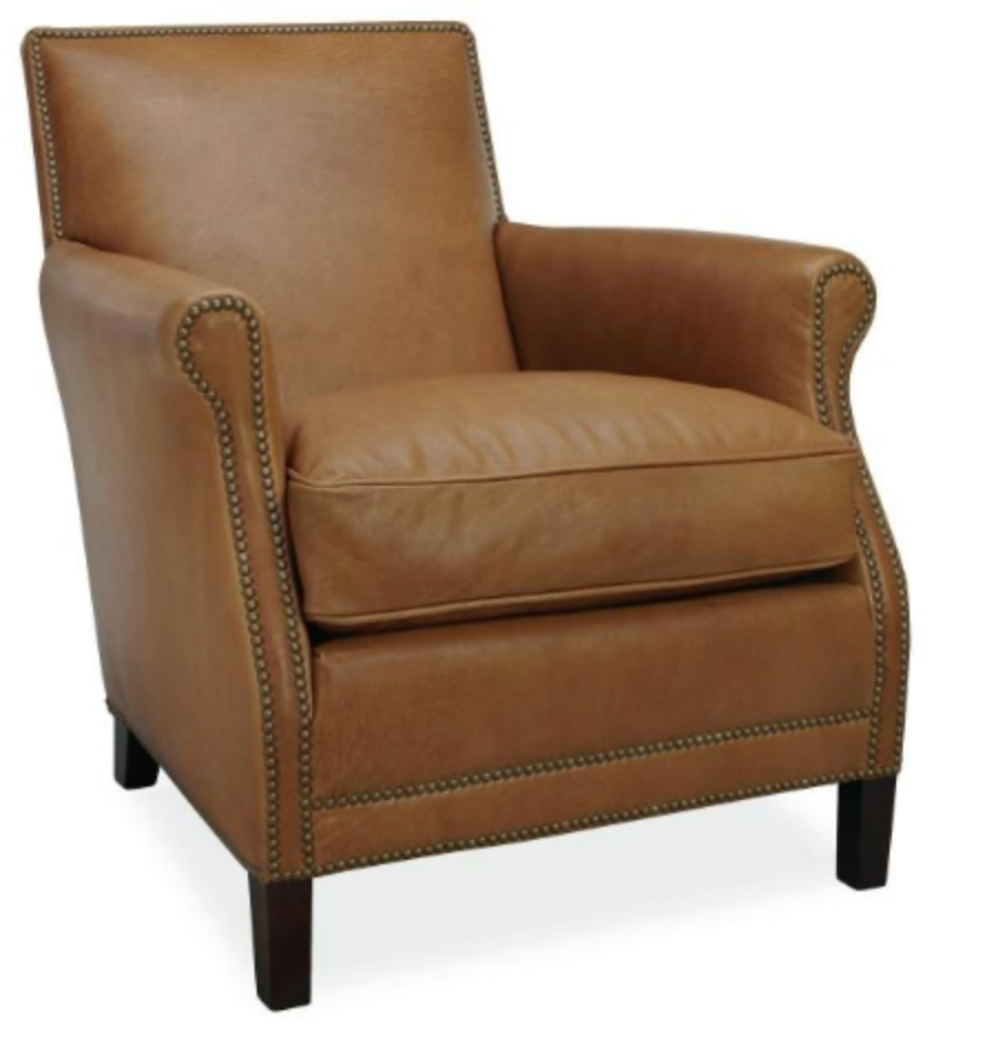 L1703-01 Leather Chair - Jennings Flax