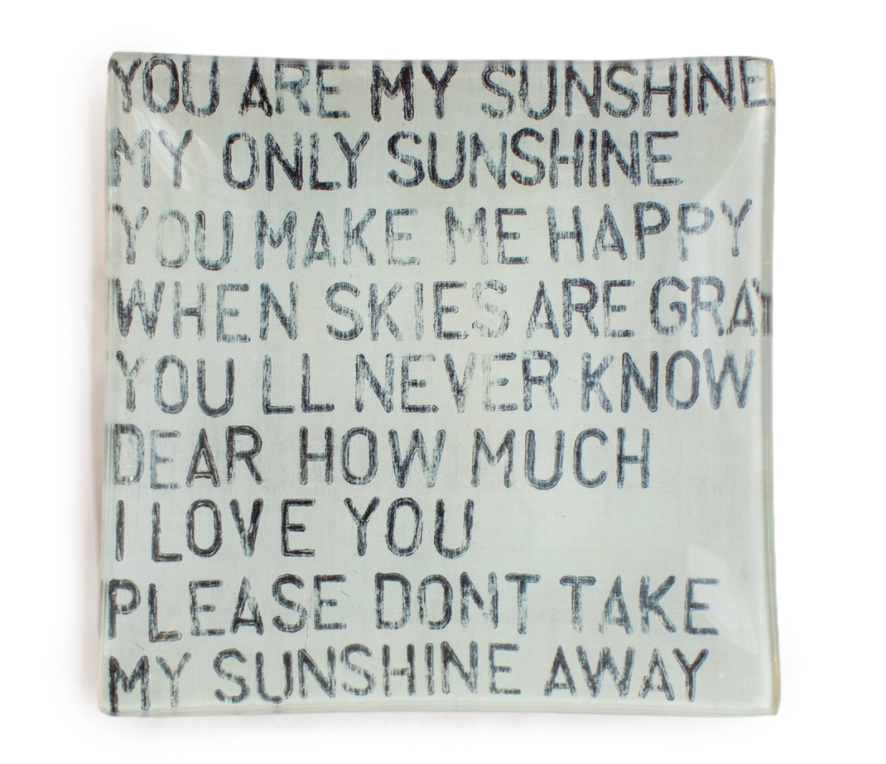 Square Decoupage Plates